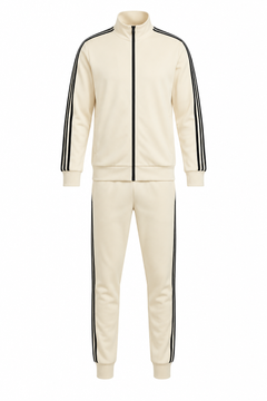 ZC CLASSIC CREAM THREE-STRIPE TRACK SUIT