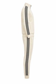 ZC CLASSIC CREAM THREE-STRIPE TRACK SUIT