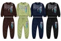 ZC URBAN GRAFFITI STAR-DRIP TRACK SUIT