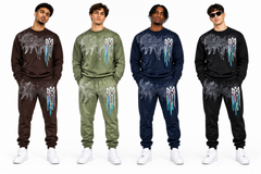 ZC URBAN GRAFFITI STAR-DRIP TRACK SUIT