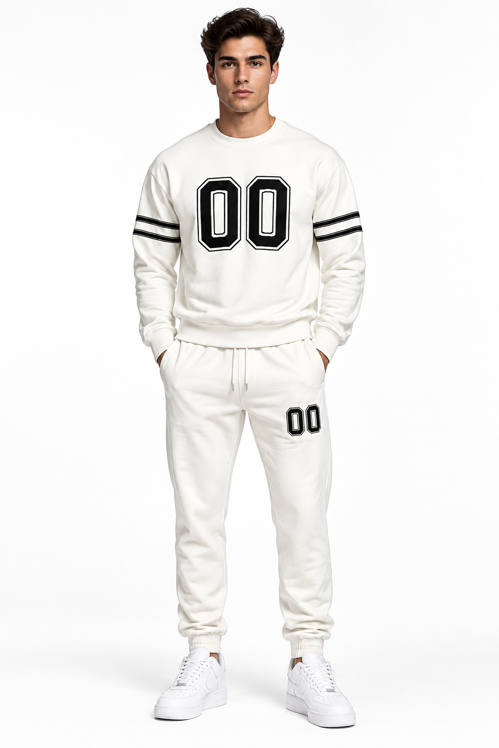 ZC COLLECTION DOUBLE-STRIPE SWEATSUIT