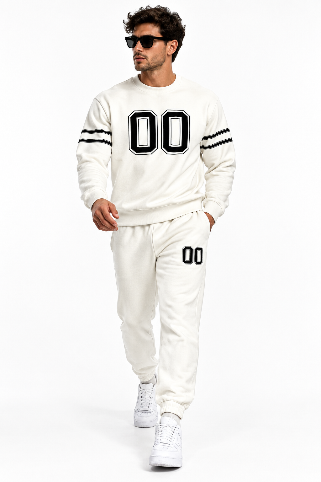 ZC COLLECTION DOUBLE-STRIPE SWEATSUIT